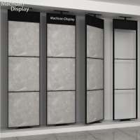 Modern Design Revolving Ceramic Marble Quartz Stone Ceramic Tile Display Rack Rotates